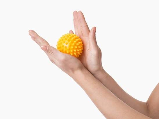 sensory ball 6.6 cm - yellow