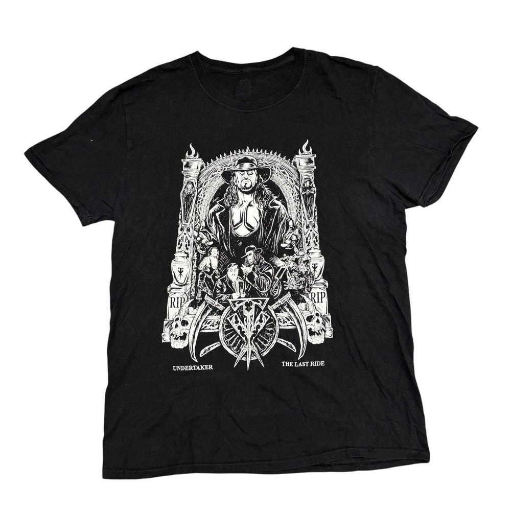 

The Undertaker Shirt Black Medium Size Wrestling WWE WWF Sports Graphic Tee 90s Unisex T-Shirt M