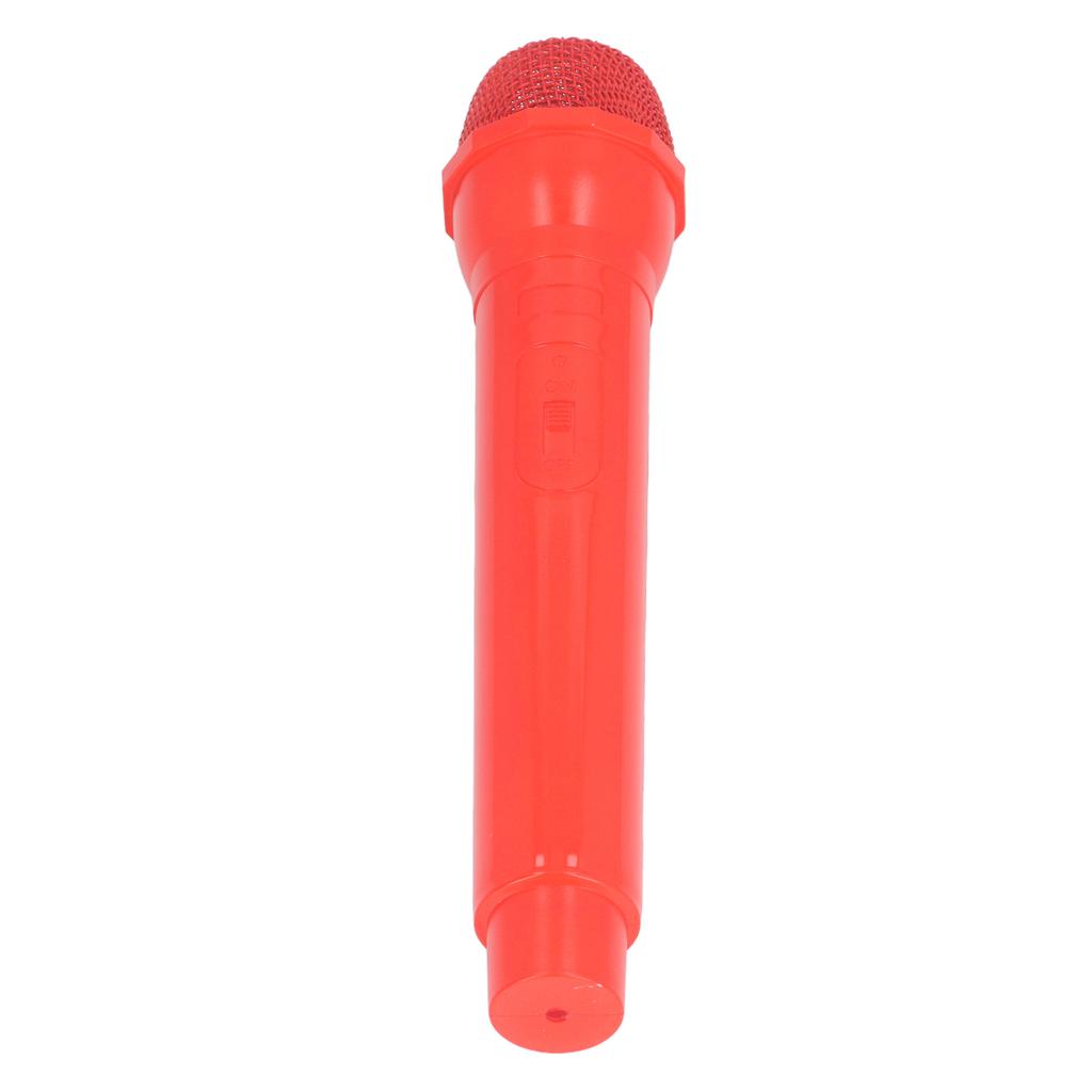 Fake Microphone Kids Prop Pretend Microphone Toy Simulate Speech Practice Mic for Fun Stage Costume Prop Birthday Party