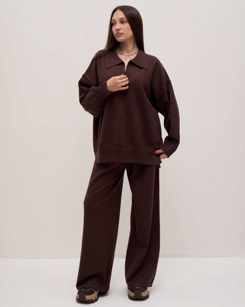 Костюм женский трикотажный LIA 79200 визон (кофта, штаны)