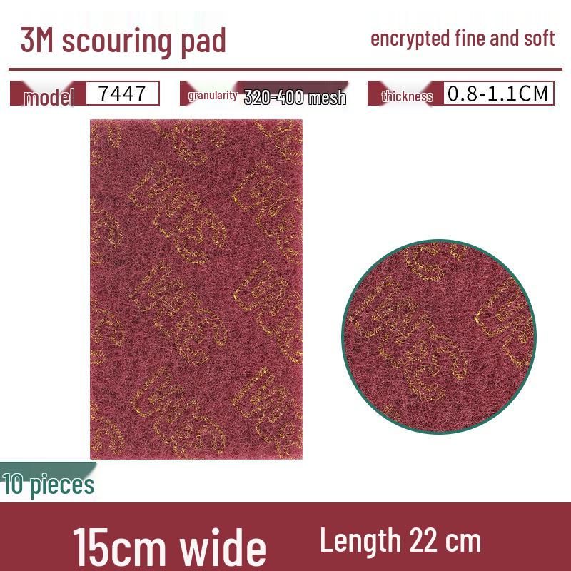3M Stainless Steel Scouring Pad Roll for Kitchen Pot Brush & Rust Removal