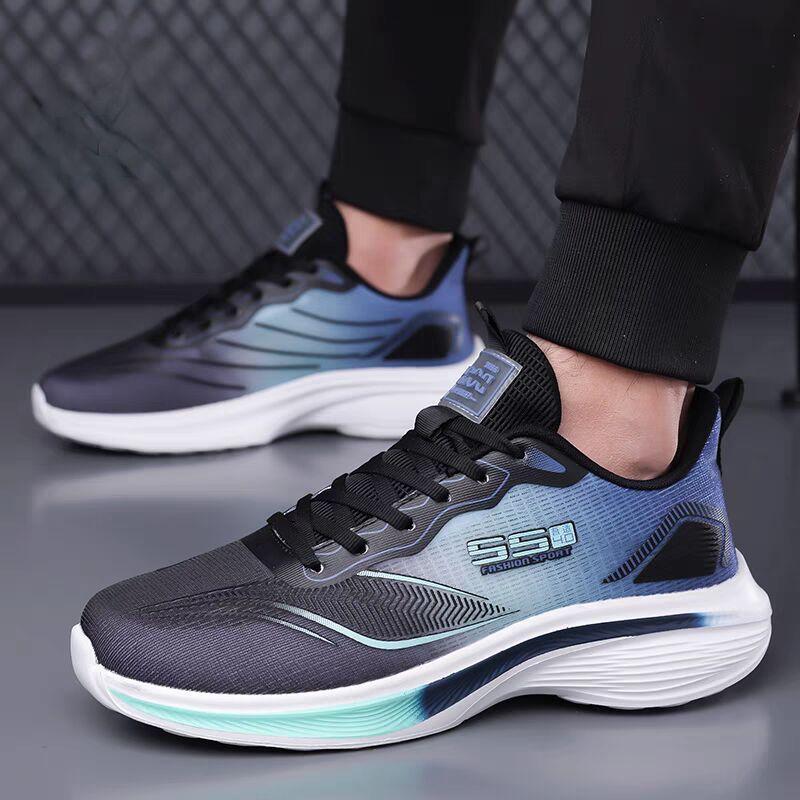 Unisex Casual Shoes Soft-soled Comfortable Breathable Flats Couples' Matching Styles Street Style Sports Fashion Sneakers