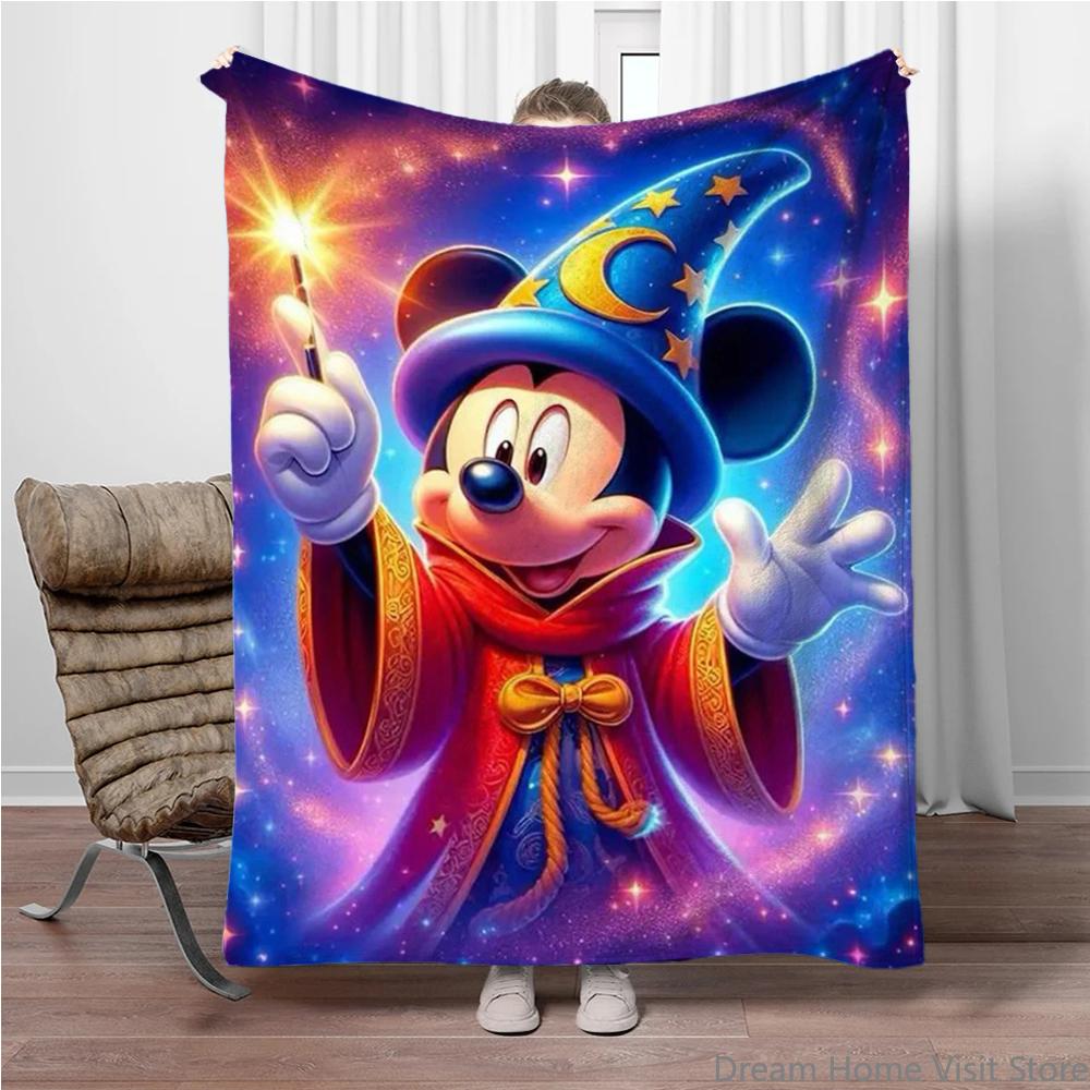 Disney lilo and stitch Super Mario Pikachu Soft Fluffy Throw Flannel Blanket Kid Adult Sofa Break Bed Blanket Cover Travel Gifts