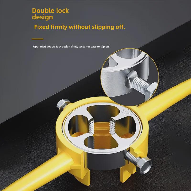 6-Piece PPR Plastic Pipe Threading Die Set