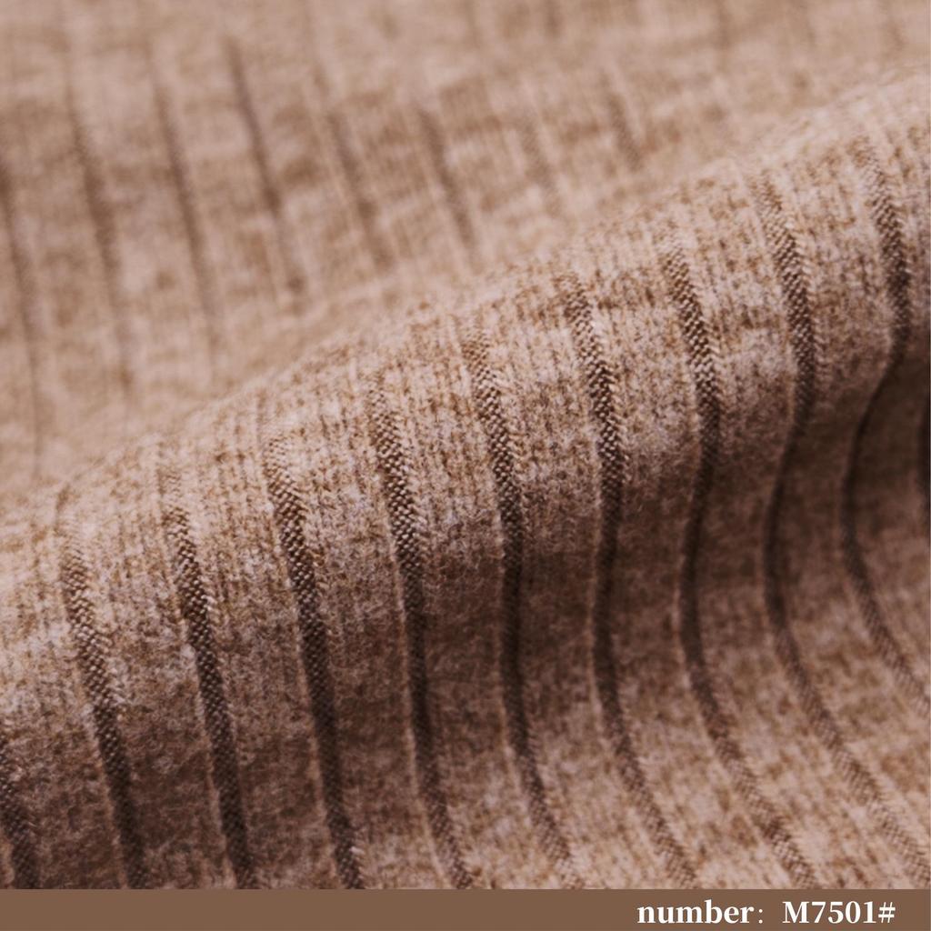 Imitation Cashmere Ribbed Knit Fabric Sweatshirt Pants