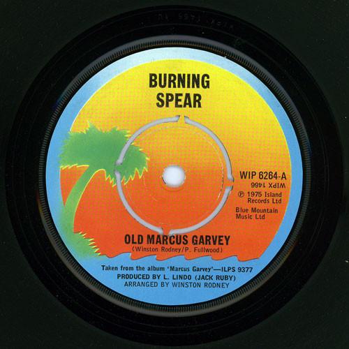

7inch Record BURNING SPEAR - Old Marcus Garvey WIP6264 Island Records 1975 UK Reggae, Ska & Dub Used