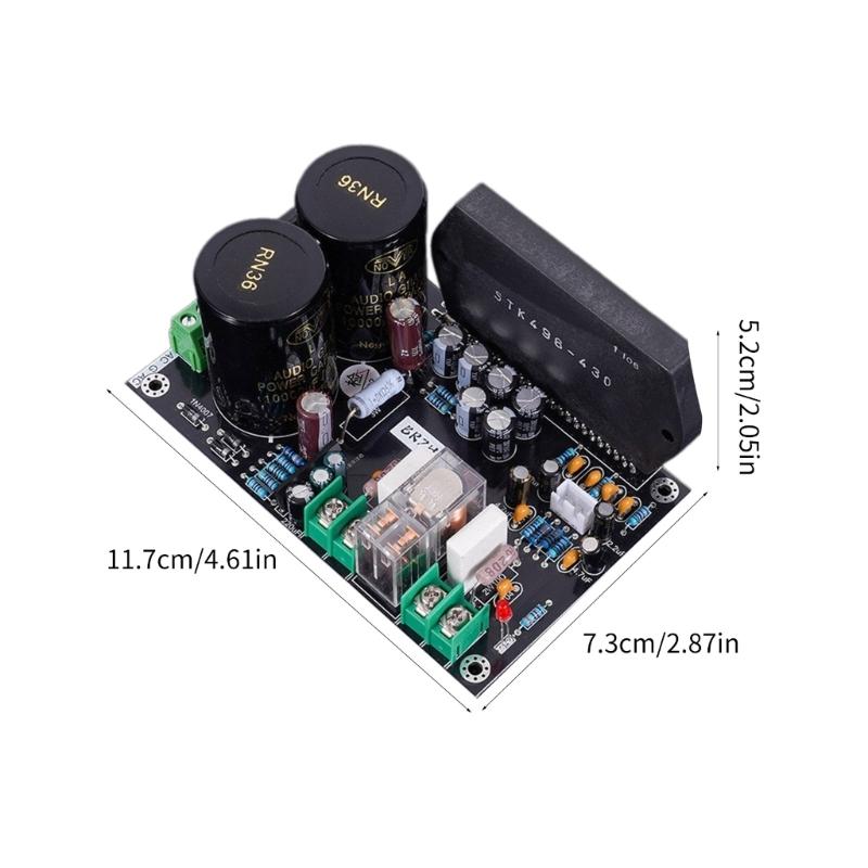 STK496-430 Cyfrowy wzmacniacz stereofoniczny 300 W 150 W x 2 Dwukanałowy wzmacniacz AC35 V 6 Ohm