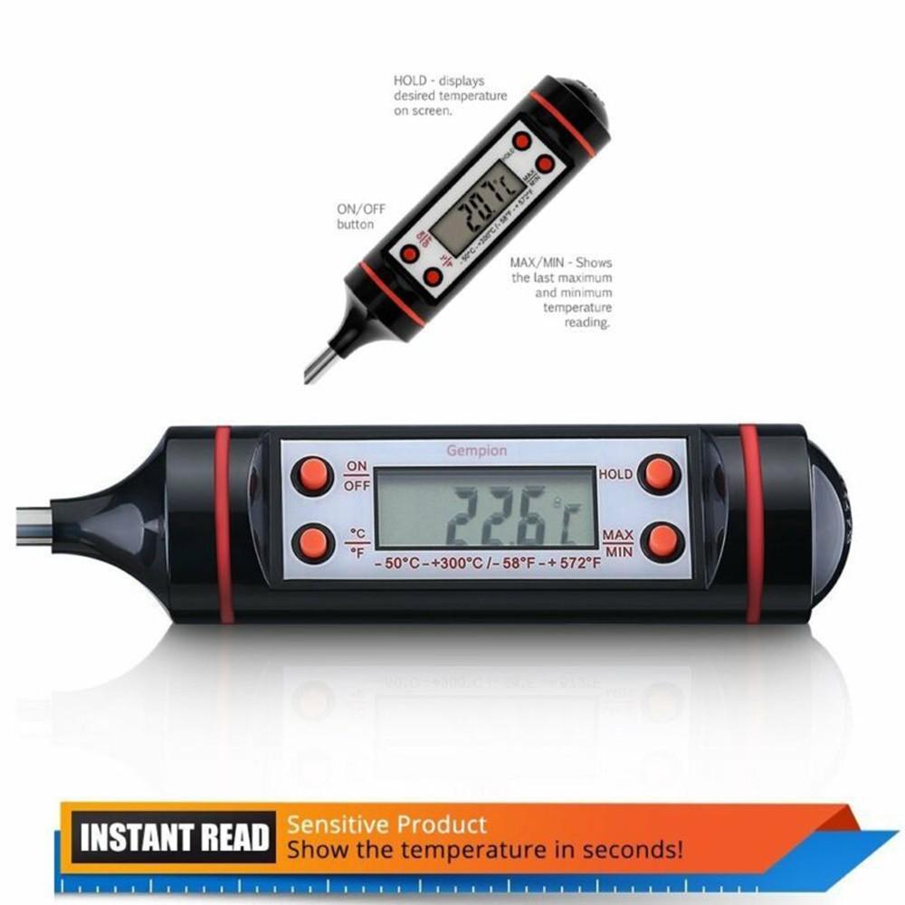 Temperature Food Thermometer For Fryers Bread Candy Coffee Thermometer