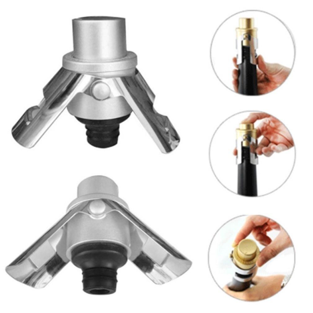 1PC Silicone Bottle Stoper Wine Stop Flow Drain Cap Bottle Cover Vacuo Champagne Bottle Stoper