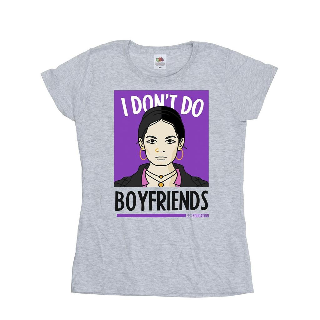 Netflix Womens/Ladies Sex Education I Don´t Do Boyfriends Cotton T-Shirt