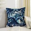 Anime Figure Sketch Videogames FINAL FANTASY Cushion Cover Inches Farmhouse Decor Home Throw Pillow Covers for Couch