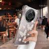3D Pearl Butterfly Shockproof Plating Silicone Case for Huawei Honor X70i X60 X60i X50 X50i X40 X40i X30i Pro X9A X9B X8B X8C