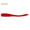 50 Teile/satz 4CM/0,4G Weicher Wurm Köder Realistische Bionic Spiral Maggot Künstliche Bunte Wurm Köder Süßwasser Salzwasser Angeln zubehör
