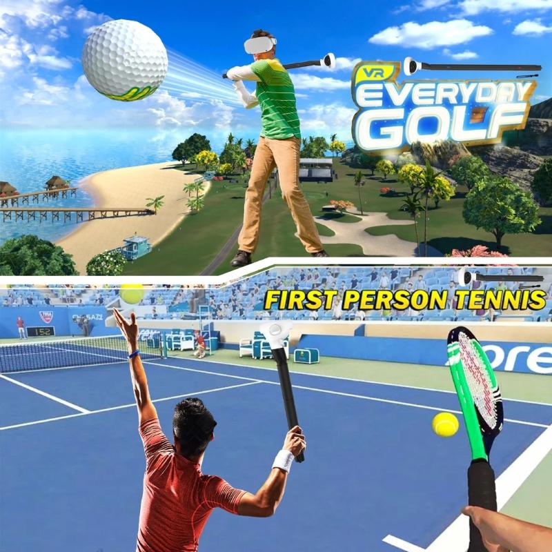 Long Arms Extenders for 3S Game Handle VR Controller Extension Grips Multifunction Stick Handle Attachments