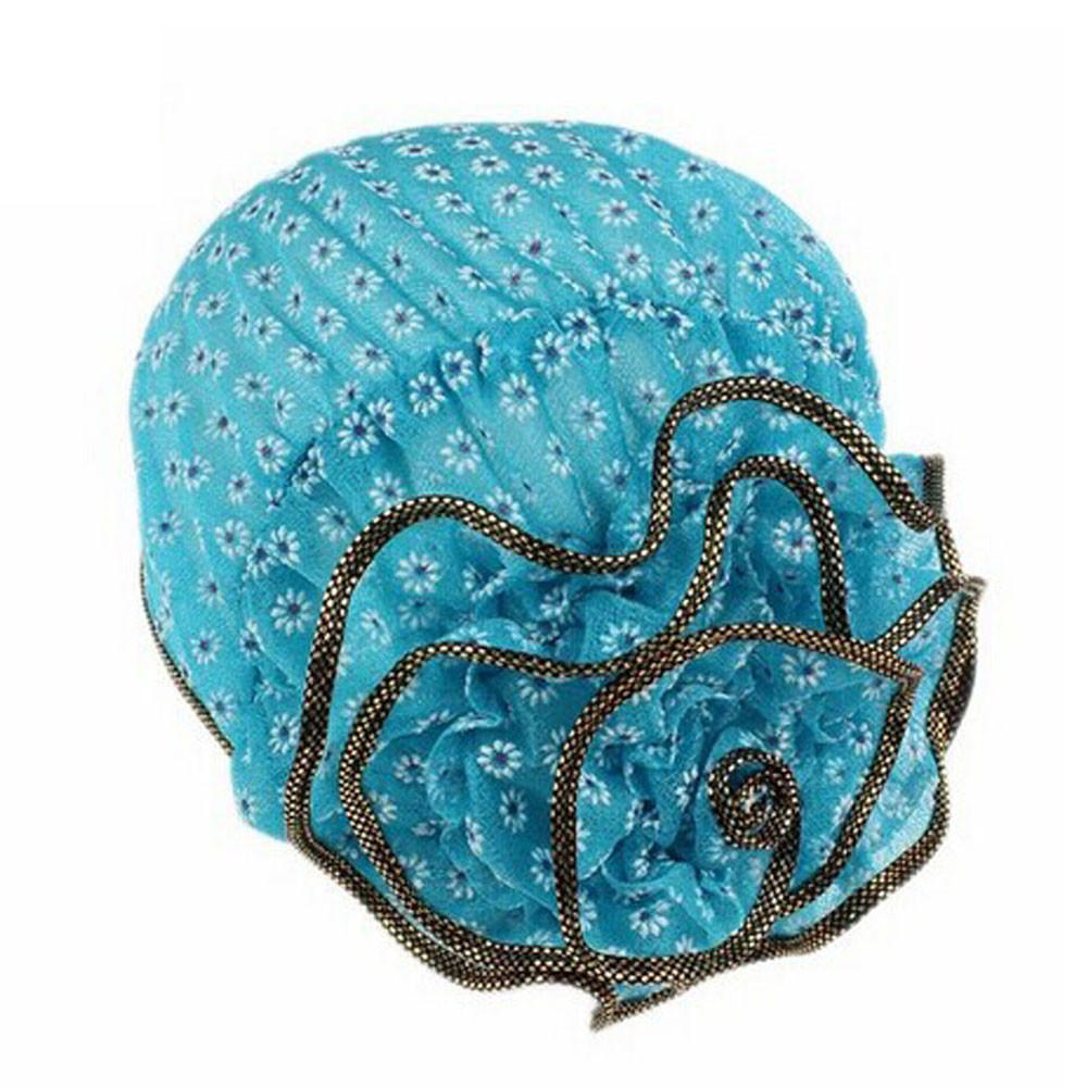 Women Flower Chemo Hat Scarf Turban Head Wrap Cap
