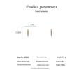 2023 Trendy Tassel Stud Earrings with S925 Silver Needle - Korean Style