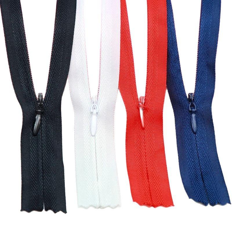 Invisible Zipper for Skirt, Pants, or Shirt Fabric (18-70CM, Various Colors)