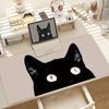 Cat Kawaii Mouse Pad Large Cute Girl Laptop Keyboard Pads Cartoon Lock Edge Wrist Mat