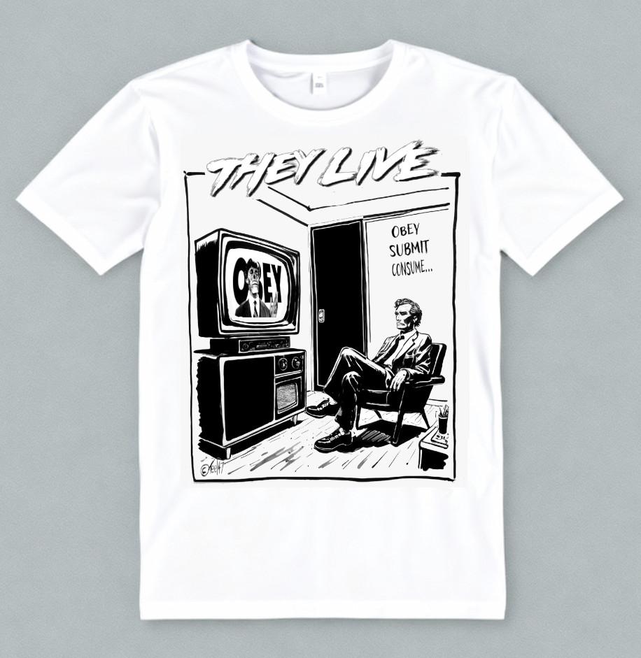 They Live T-shirt 1998 John Carpenter science fiction horror XL