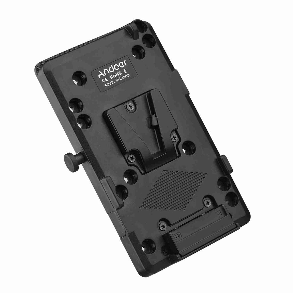 Battery Plate Multifunctional Easy to Install 12V 16.8V D Tap V Mount Battery Plate for Camcorder BMCC BMPCC