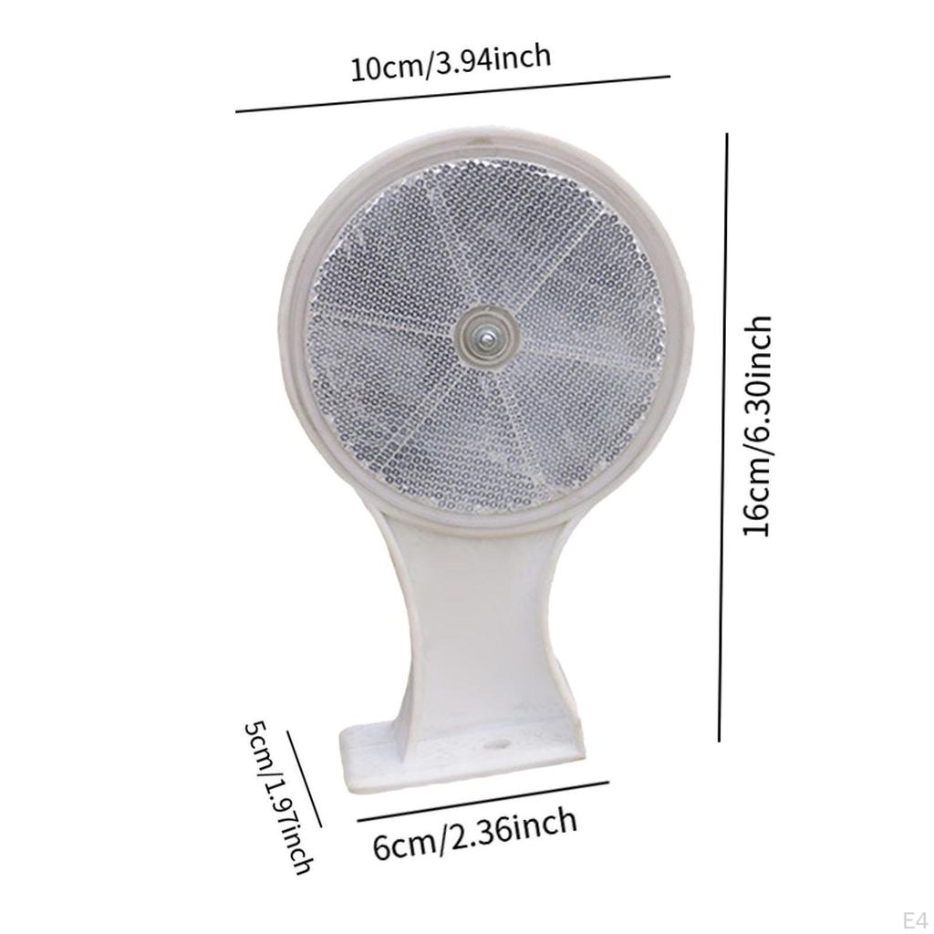 Marcator de Alee Semn Reflectorizant Reflector Ambele Părți Marginea Drumului pentru Parcare