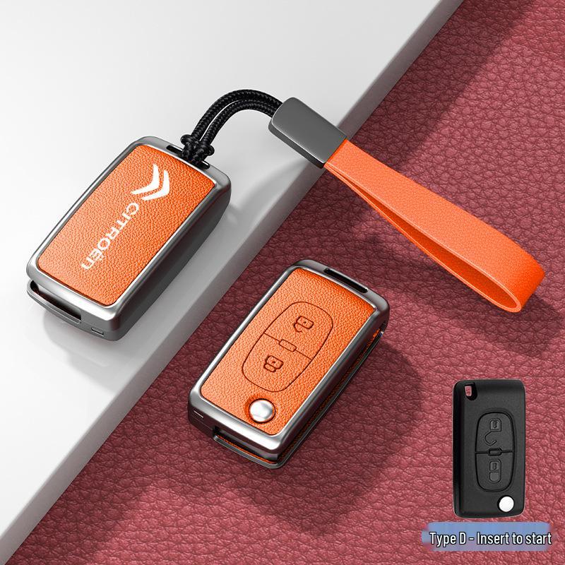 Car Key Cover & Buckle for Citroen C3XR, C4L, Tianyi, C5, C4 Sega, Elysee, C6 Models