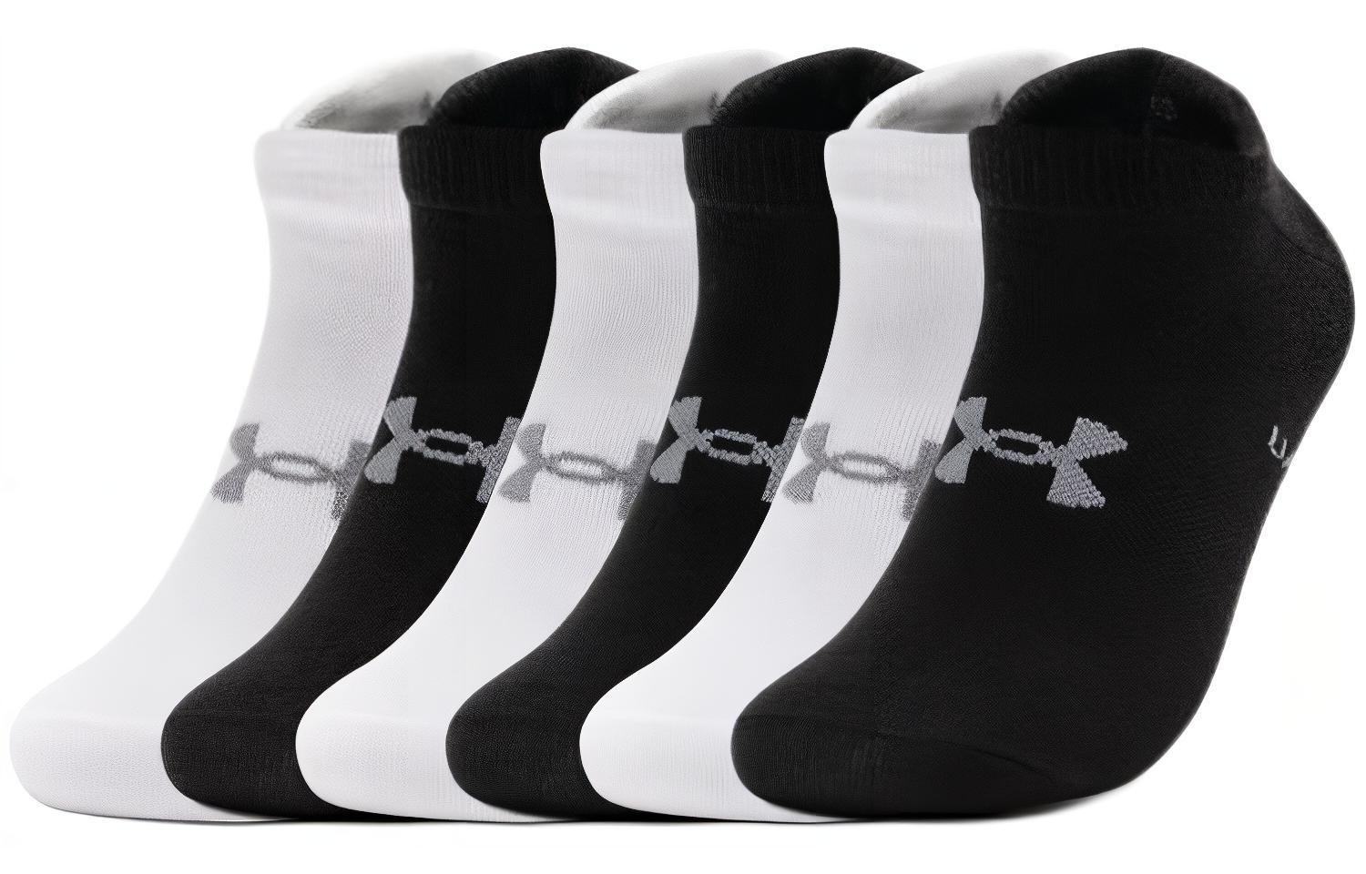 Under Armour Ankle Socks Unisex 6 Pack 1370542-003 S