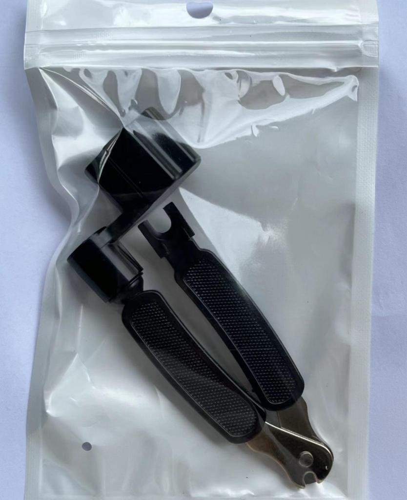 Three-in-One Guitar Stringing Tool: String Cutter, Winder, and Changer