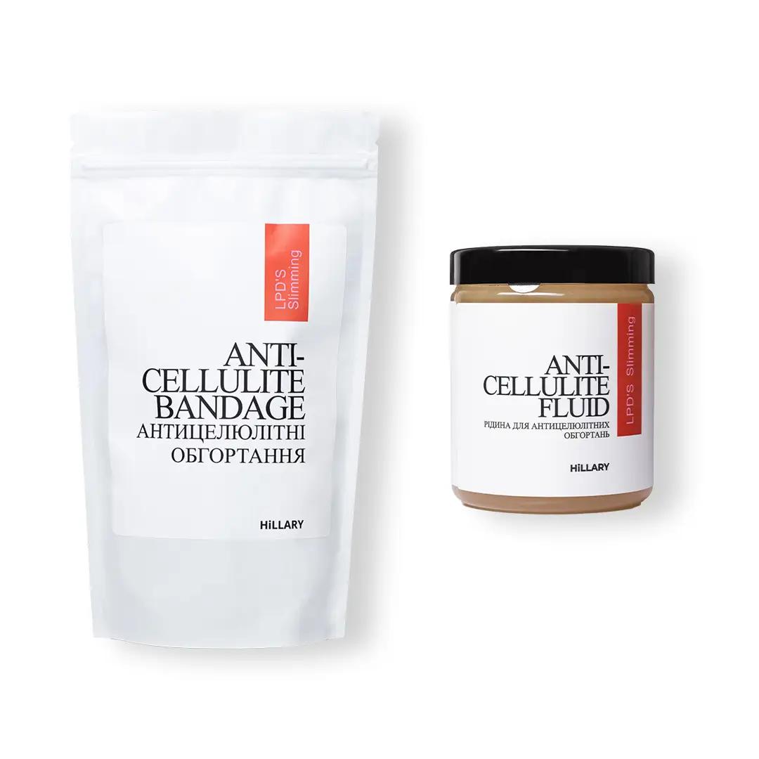 

Антицелюлітні ліпосомальні обгортання + рідина Anti-cellulite LPD S Slimming (6 процедур) Hillary