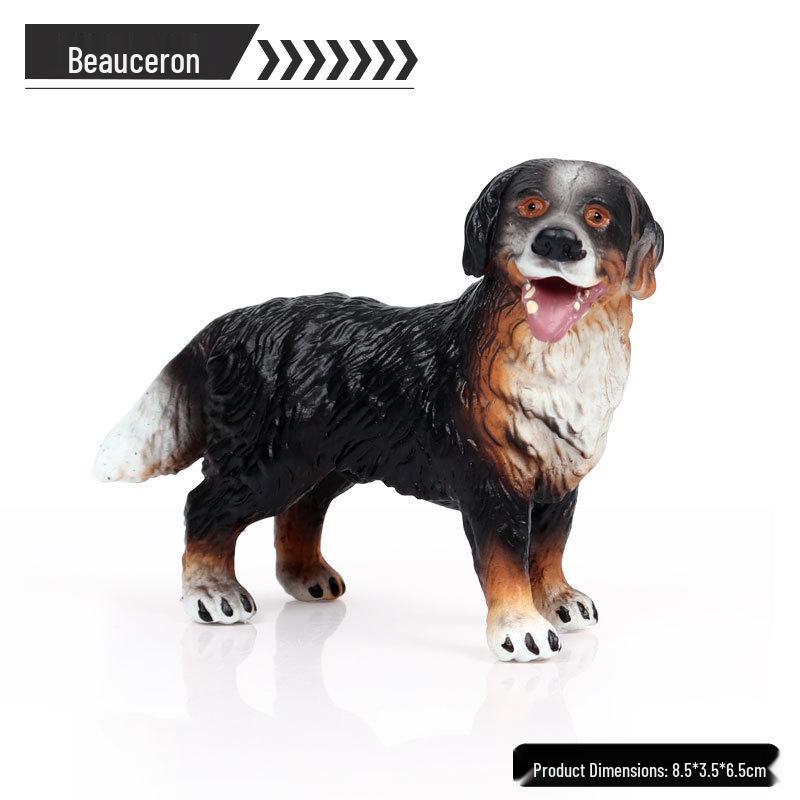 Bernese Mountain Dog Realistic Animal Model, Holiday Gift, Car Decoration & Cognitive Toy for Kids