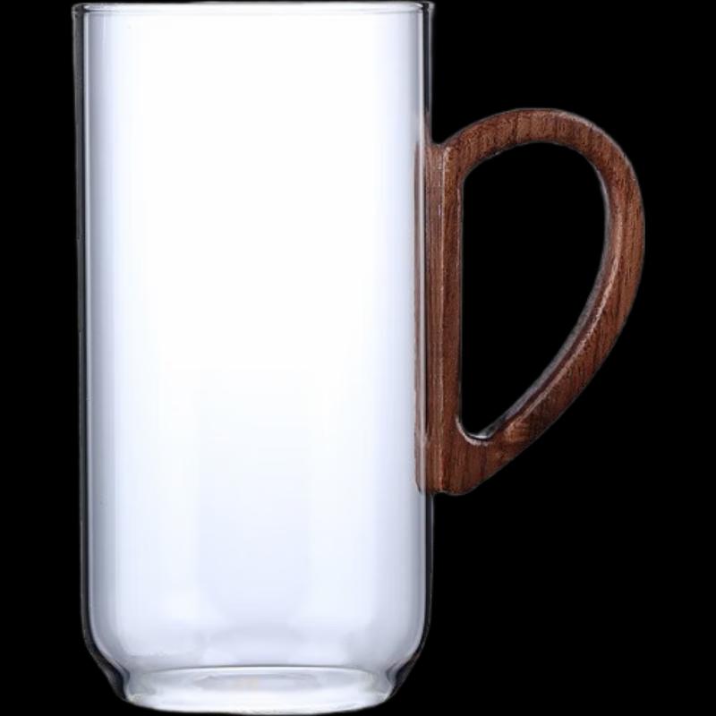 Wutuo Heat-Resistant Glass Tea Cup with Handle