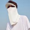 Shelundo Men's Ice Silk Full Face Sun Protection Mask