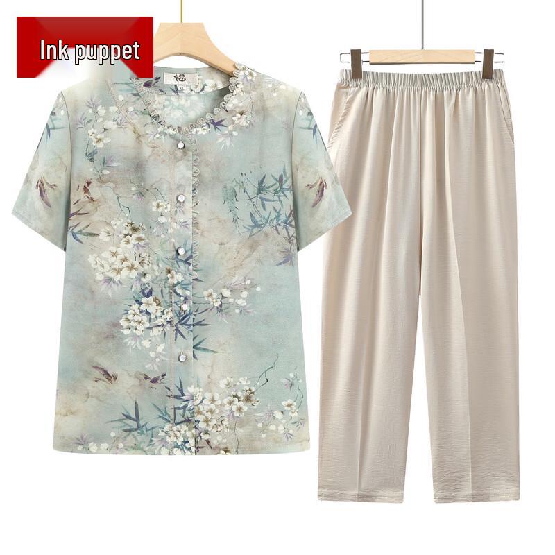 Elegant New Chinese Style Short Sleeve Top for Women