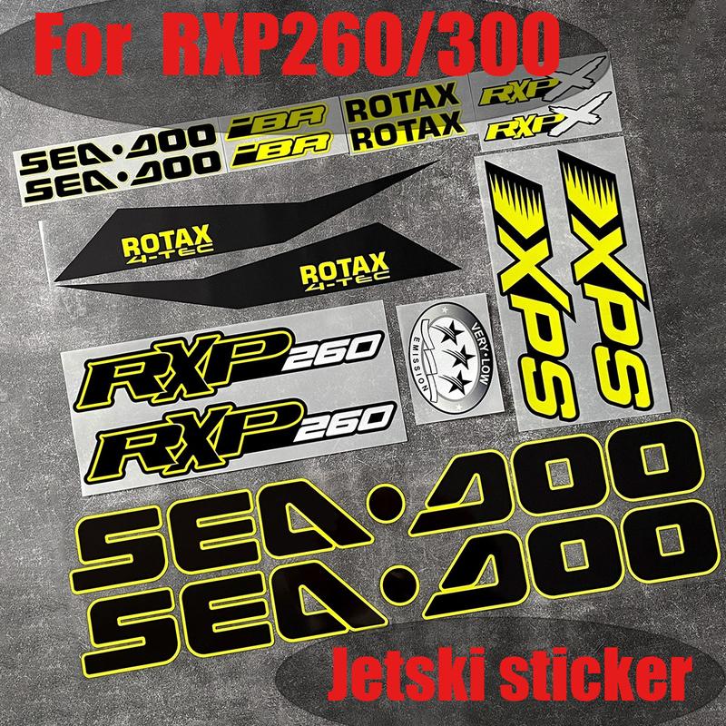 For BRP Seadoo RXP260 Jet Ski Stickers Ski Doo RXP300 Jetski Fender Sticker IBR 300 Brp Supplies Sea-doo Rxpx 300 accessories