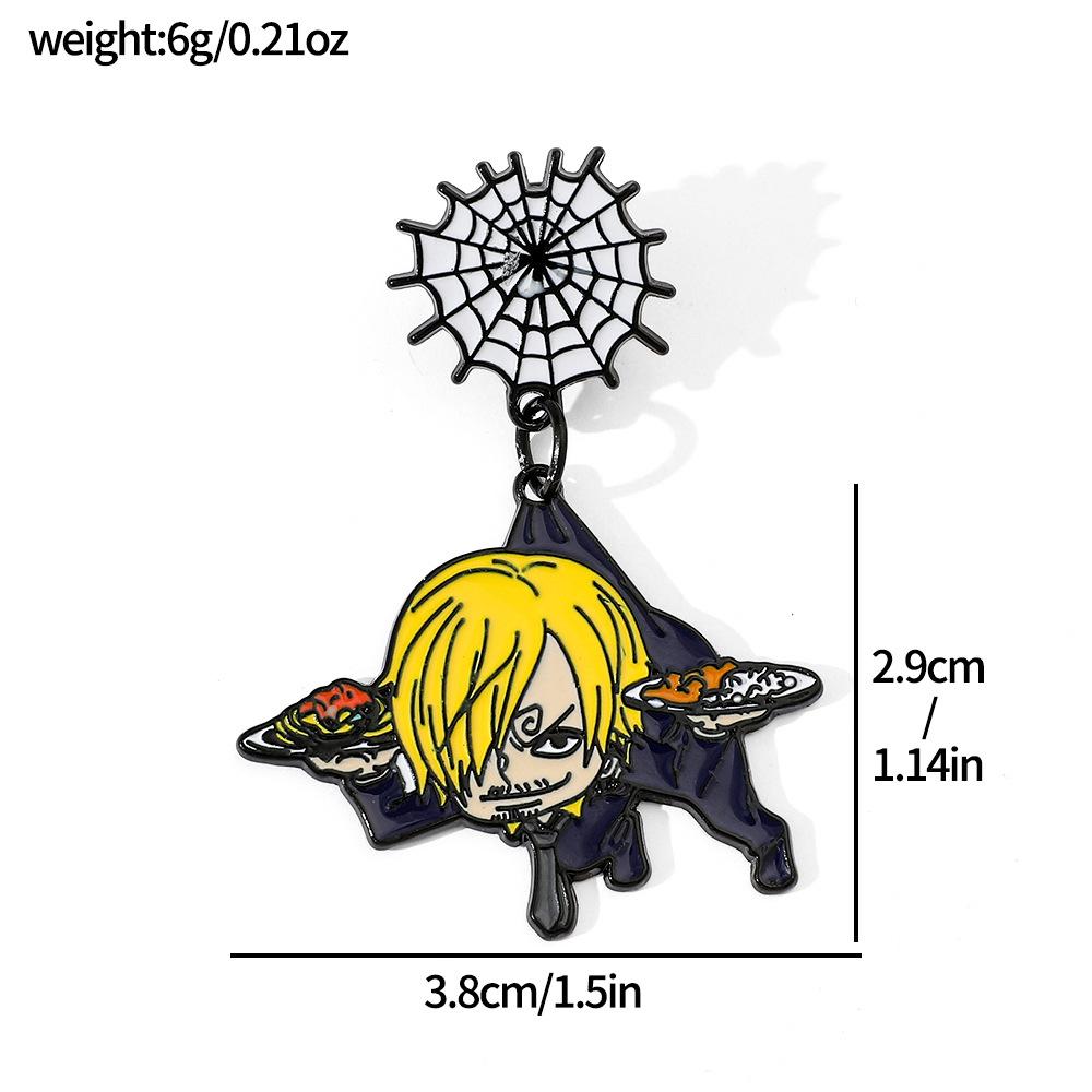Японский манга-мультфильм креативный ONE PIECE металлическая значок аниме-персонаж One Piece сплав масляная капля брошь-булавка