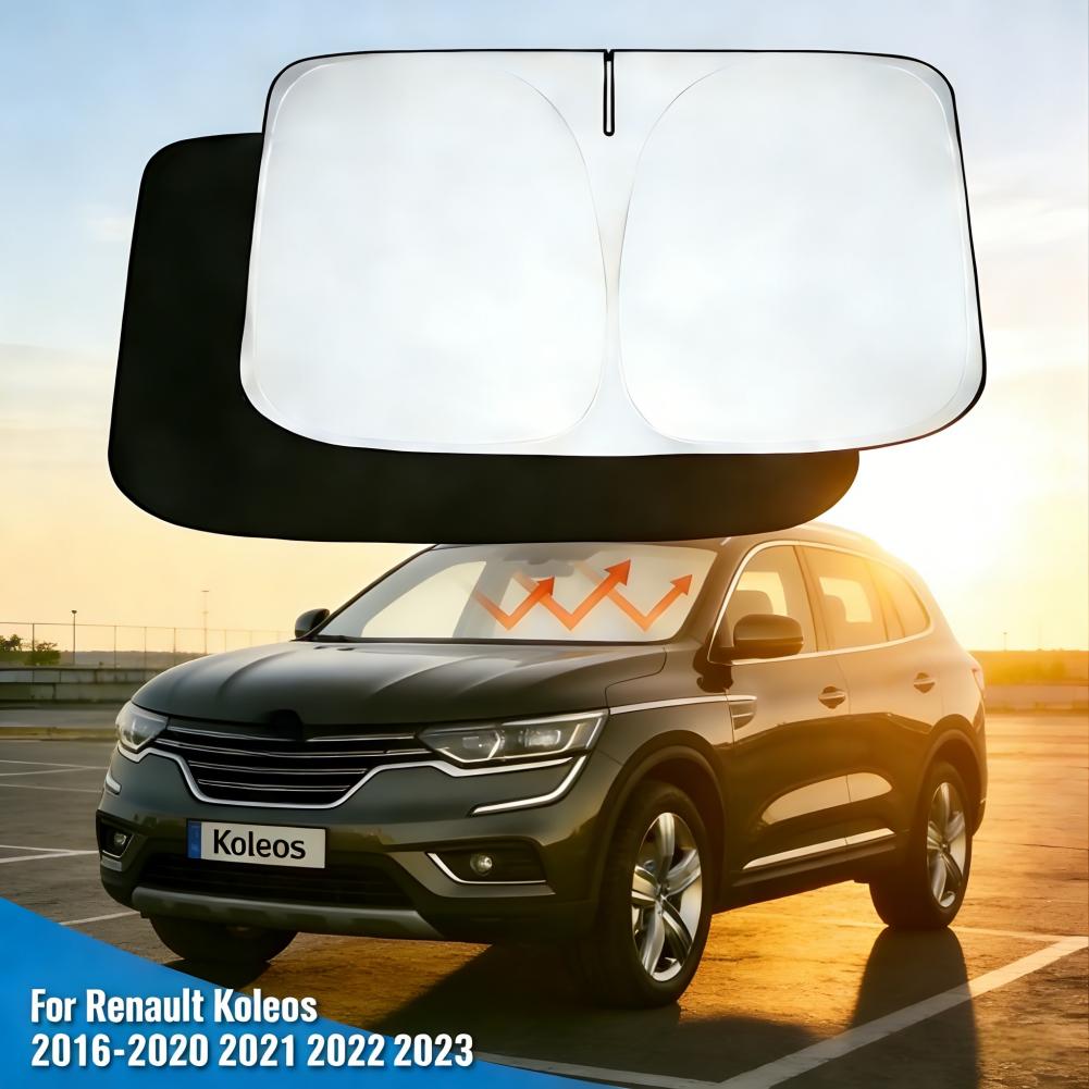 

For Renault Koleos 2016- 2025 Windshield Sun Shade Sunshade Sun Visor Protector Foldable Blocks UV Rays Keep