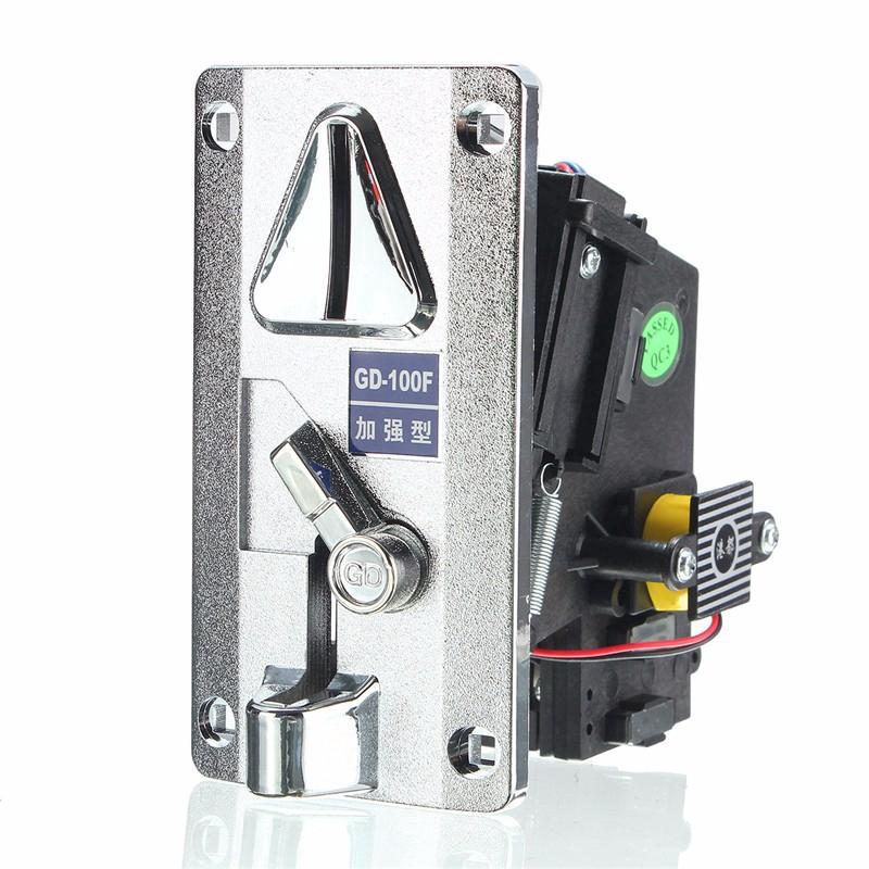 Electronic Advanced Front Entry Roll Down Coin Acceptor Coin Selector For Vending Arcade Machines