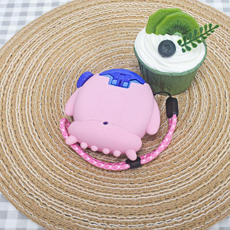 Cute Squid Silicone Protective Case For Tamagotchi Paradise Dustproof Shell Anti Fall Electronic Pet Equipment Protective Cover