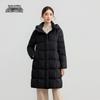 Xuezongfei Women's Mid-Length Hooded Down Jacket
