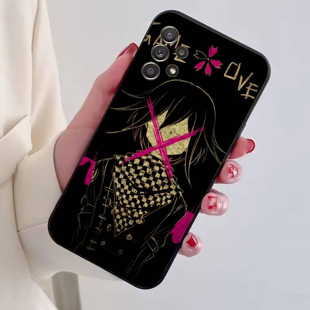 Kokichi Oma Game D-Danganronpa Phone Case For Samsung S25,S24,S21,S22,S23,S30,Ultra,S20,Plus,Fe,Soft Silicone Black Cover