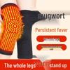 Mugwort Self-Heating Knee Pads for Men & Women - Warm, Non-Slip, Pure Cotton, Thin, Cold Protection for Air-Conditioned Rooms