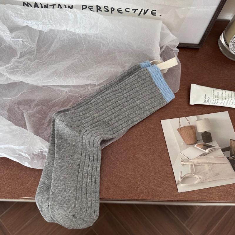 

1/4 пары женских хлопковых носков средней длины, весна-лето, впитывающие пот, дышащие, милые, мягкие, удобные, повседневные носки One Size