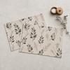 2PCS Oil-Proof Dining Table Mat Rectangular Coffee Cup Mats Washable Heat-Insulating Mat  Kitchen