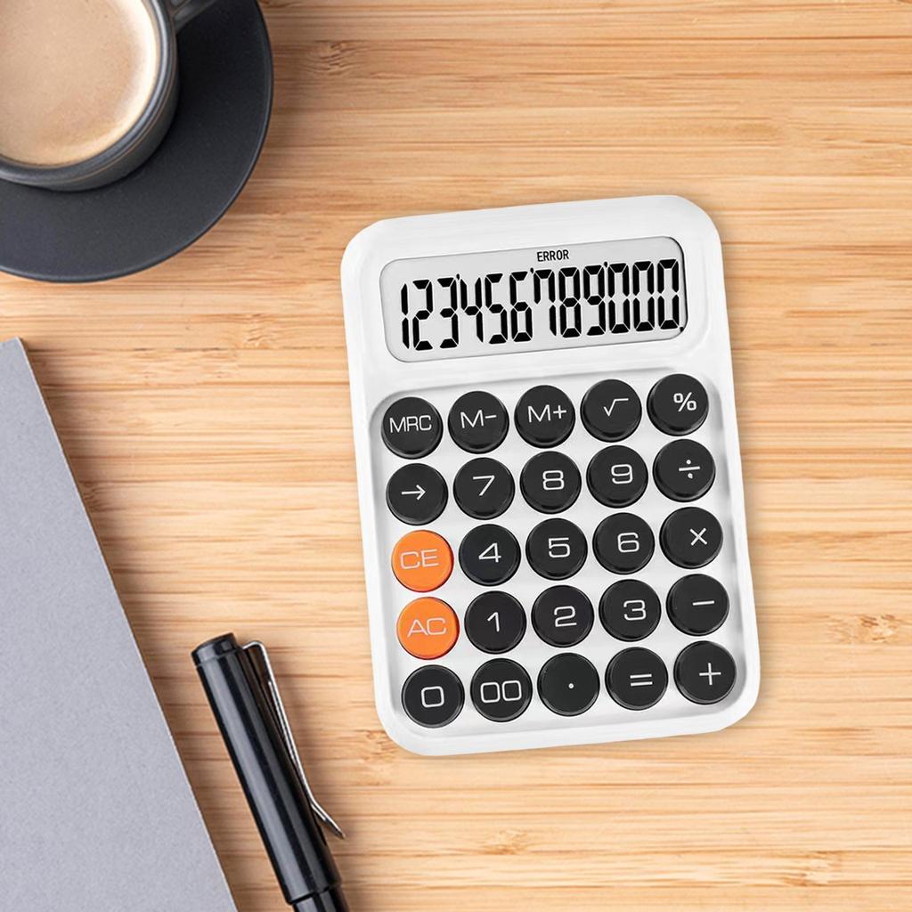 12 Digit Calculator ,Standard Function Desktop Calculators with Big Button ,Portable Office