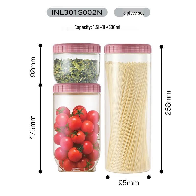 

Lock & Lock 3-Piece Food Storage Container Set