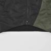 Herbstliche Off-Shoulder-Fliegerjacke mit Kontrastnähten und Kapuze mit Kordelzug