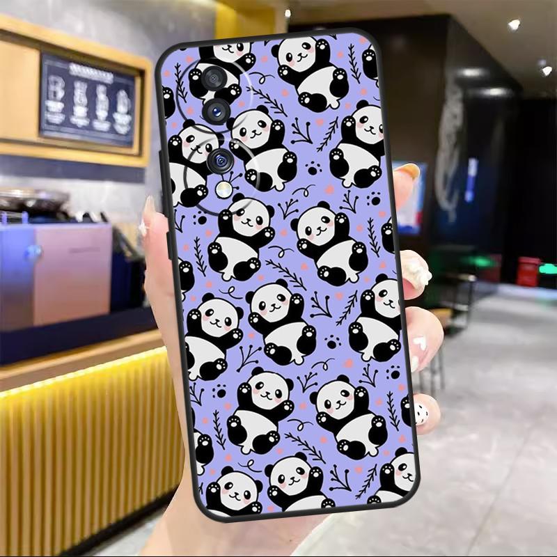 Panda Animal For Honor Magic 8 7 6 5 Lite Case For Honor 200 400 Pro 50 70 90 X8c X8b X9a X9b X9c Win RT