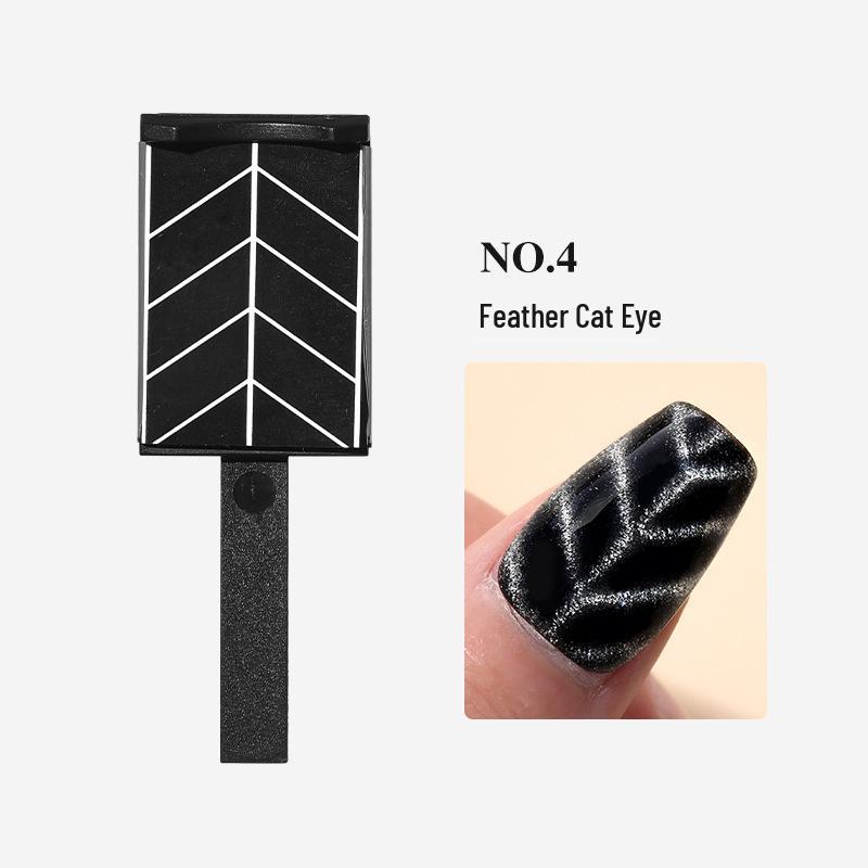 Nail Art Fancy Cat Eye Gel Magnet - Strong Heart Wave Pattern Tool