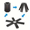 2/4pcs Advanced folding pot holder triangle pad - heat-resistant, anti slip, expandable bracket, easy to store