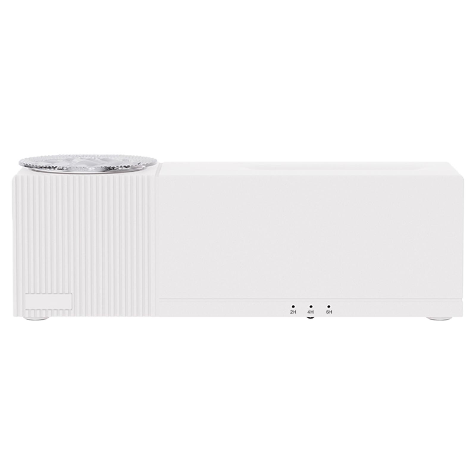 

Flame Essential Oil Diffuser with Ocean Wave Projector Cool Mist Humidifier Aromatherapy Diffuser for Home Decor/Relaxation/Gift білий